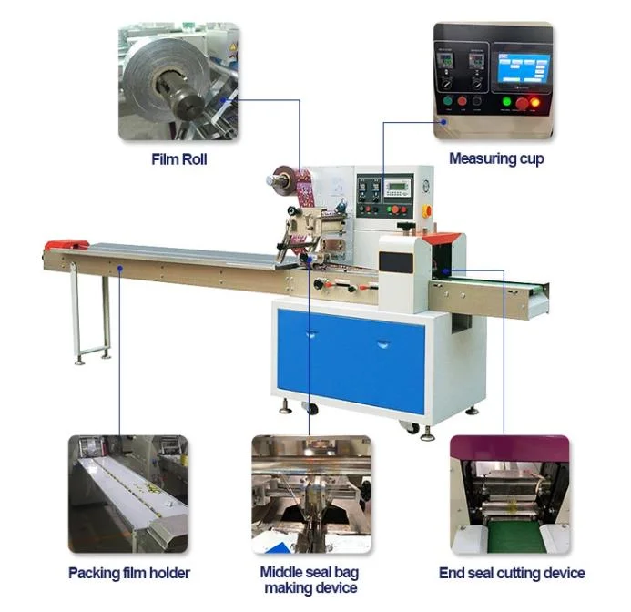 Dairy Three-Side Sealing Automatic Toothpick Packing Machine