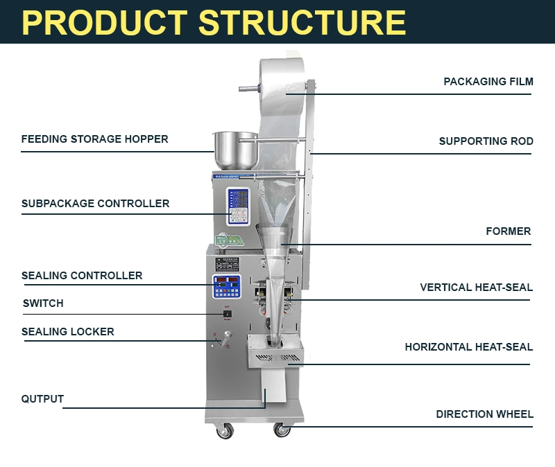 Easy Operate Granular Packing Machine White Sugar Packing Machine