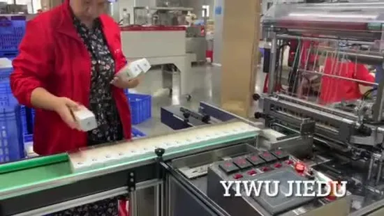 Macchina automatica per l'avvolgimento/imballaggio/imballaggio in cellophane per profumi cosmetici e scatole per il pane