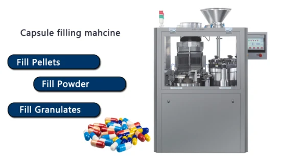 Il riempitore rotatorio della capsula della gelatina dura automatica farmaceutica ad alta velocità prezzo la polvere granula i pellet prezzo di fabbrica macchina di riempimento della capsula completamente automatica