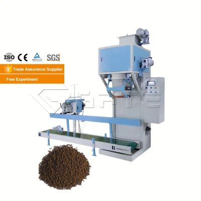 Macchina imballatrice granulare per pellet di legno da 40 kg/sacchetto Macchina imballatrice granulare per sacco da 40 kg Commercio all'ingrosso